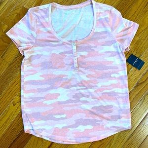 Pink Camo Lucky Brand Shirt